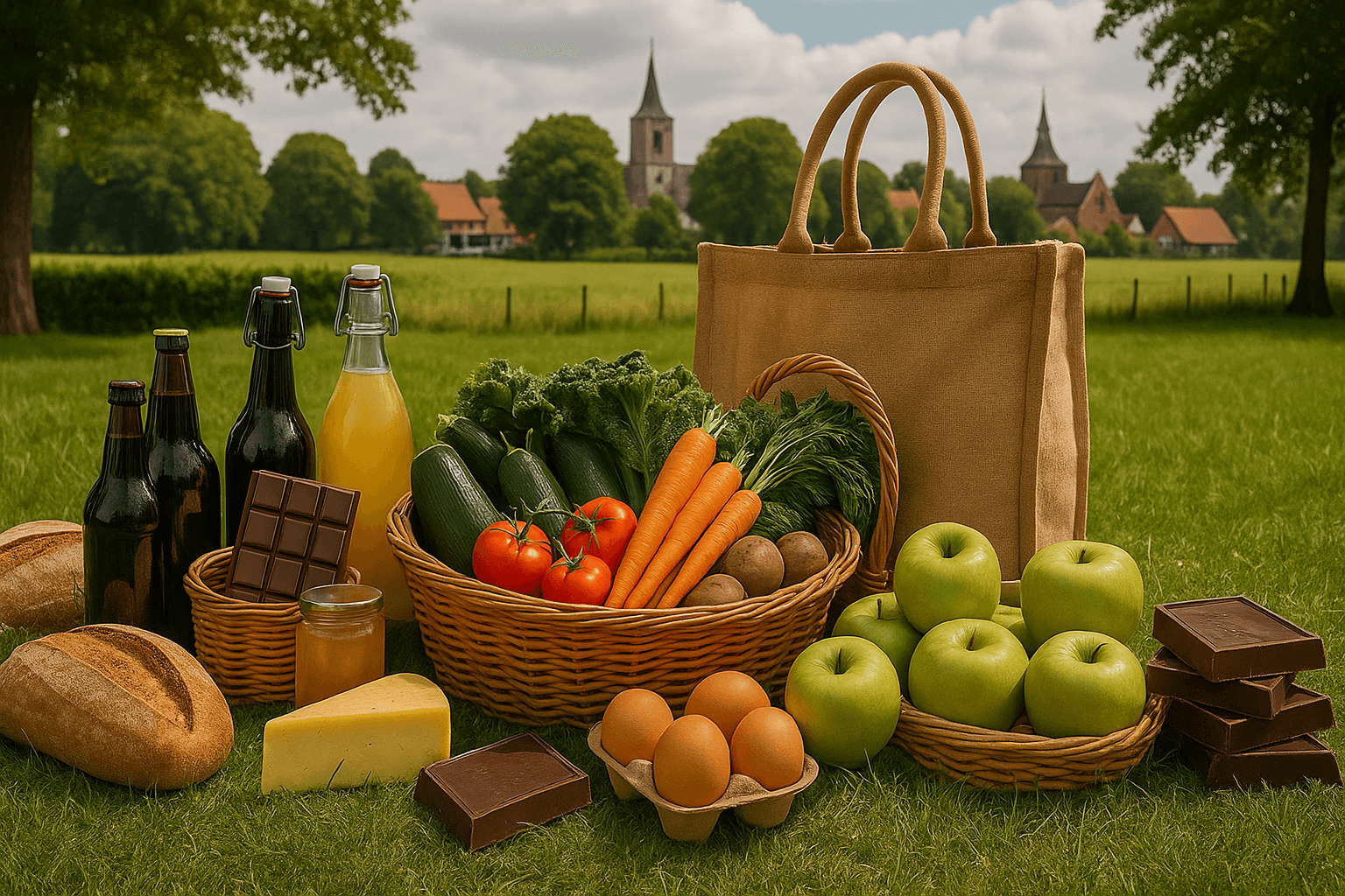 Picknick met lokale producten